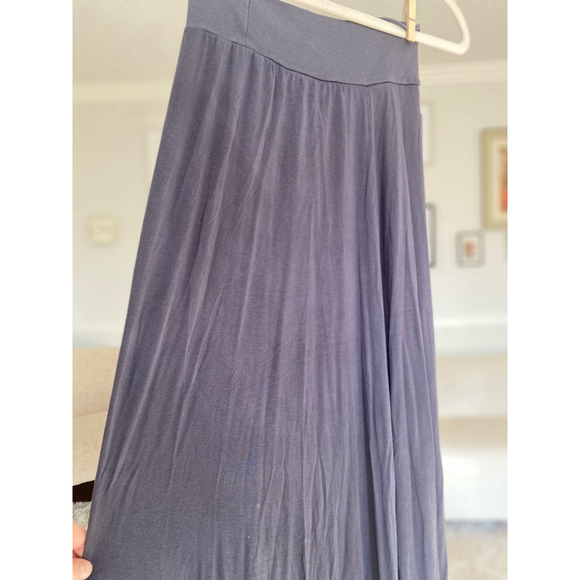 Matilda Jane x Joanna Gaines Wrap Maxi Skirt Navy Cottagecore Spring Summer Sz S - Picture 3 of 8